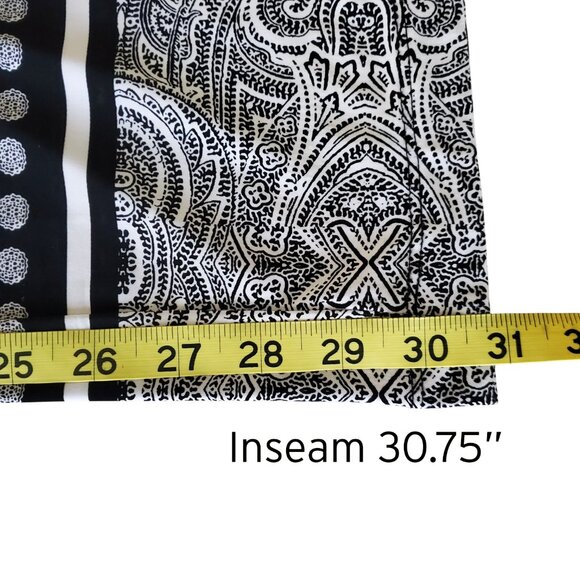 International Concepts Wide-Leg Pants Palazzo Pants BW Carrara Marble S - Picture 11 of 14